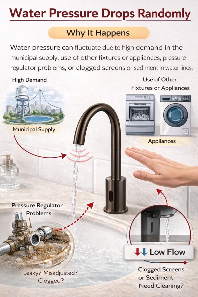 Brass solenoid valve component used in commercial touchless faucets