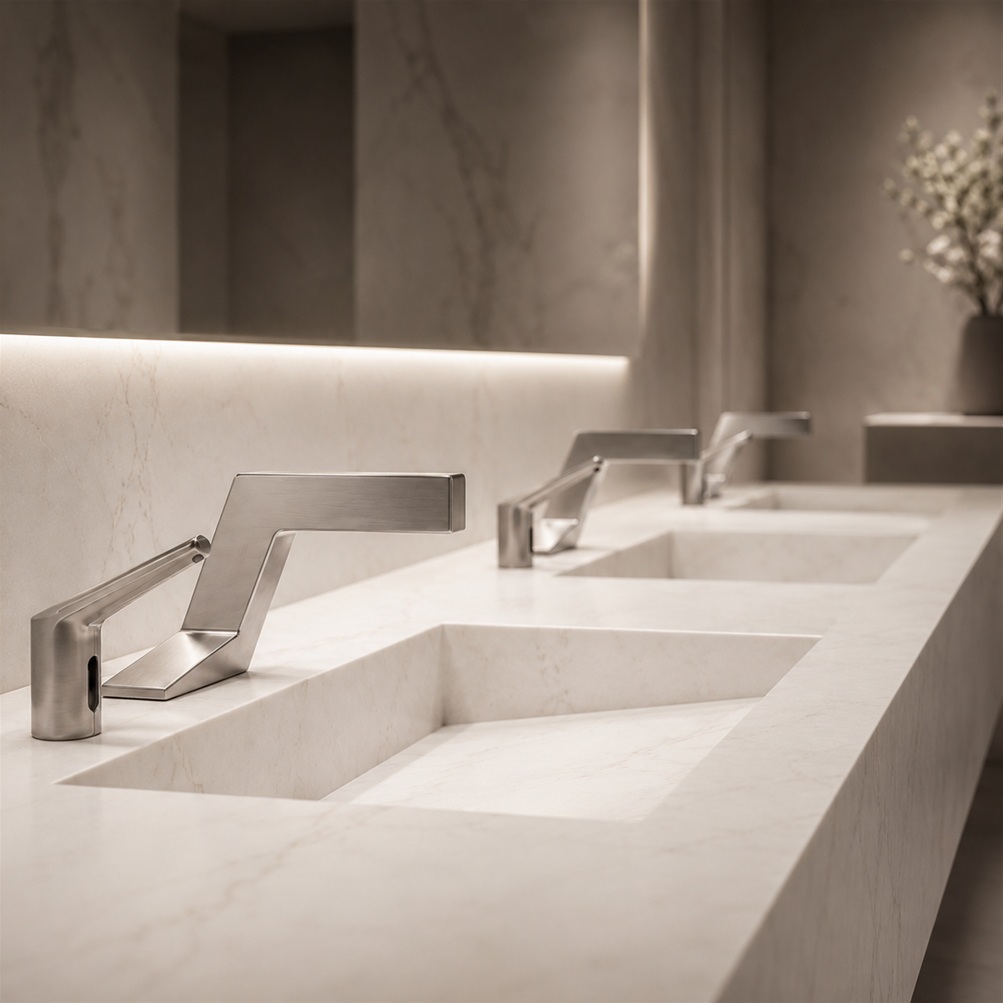 Smart restroom app interface
