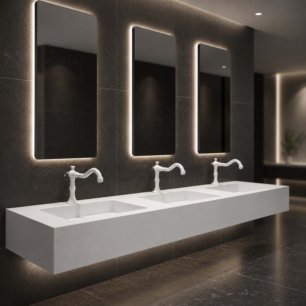 Commercial restroom maintenance problem