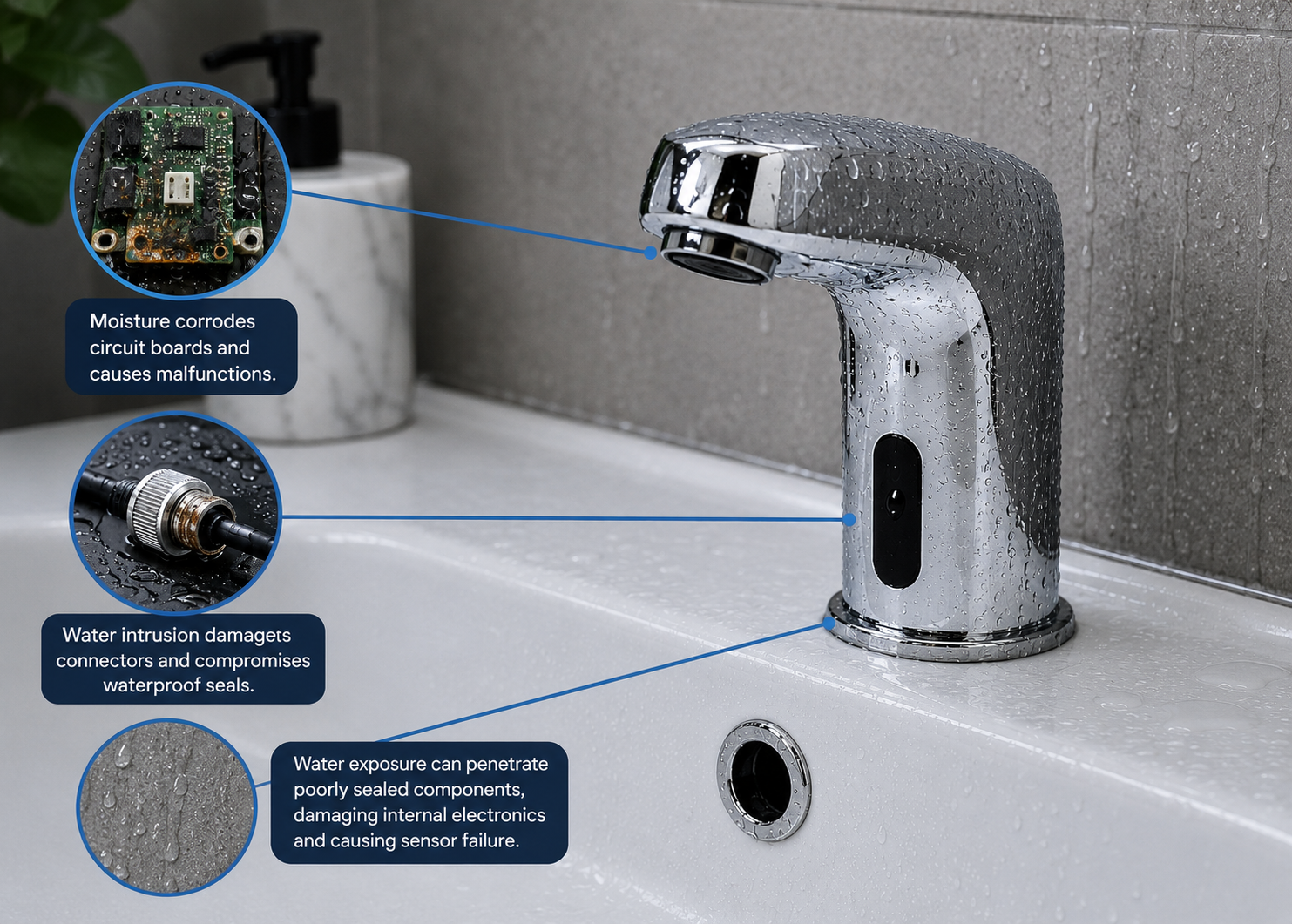 Commercial restroom maintenance planning