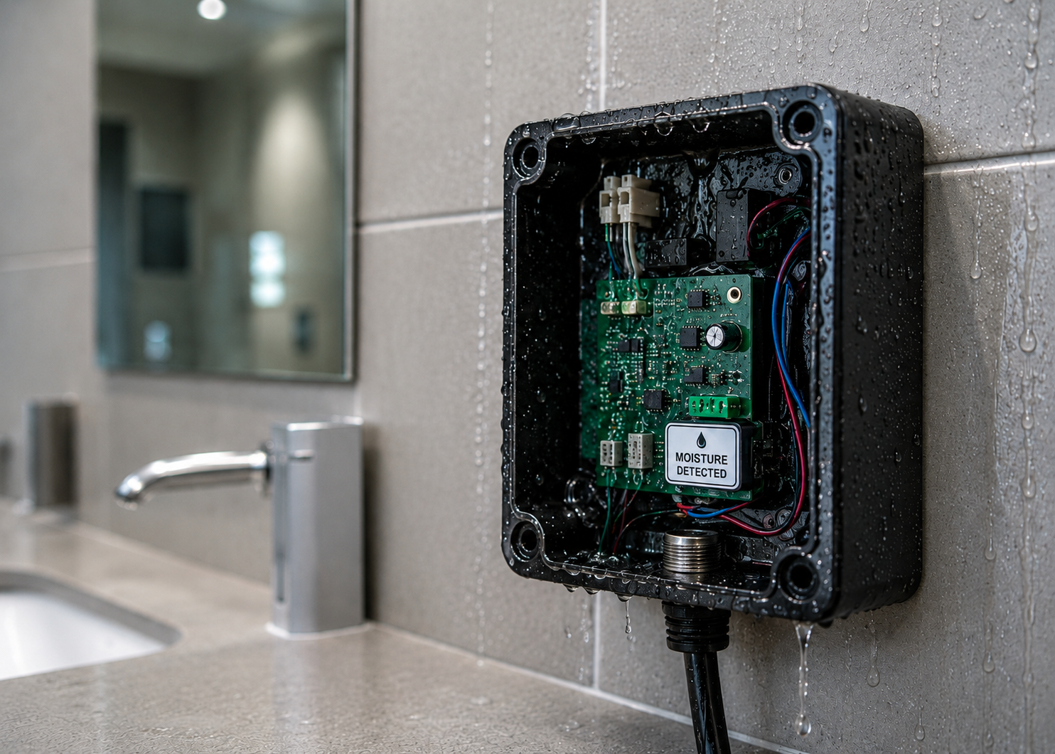 Commercial restroom maintenance