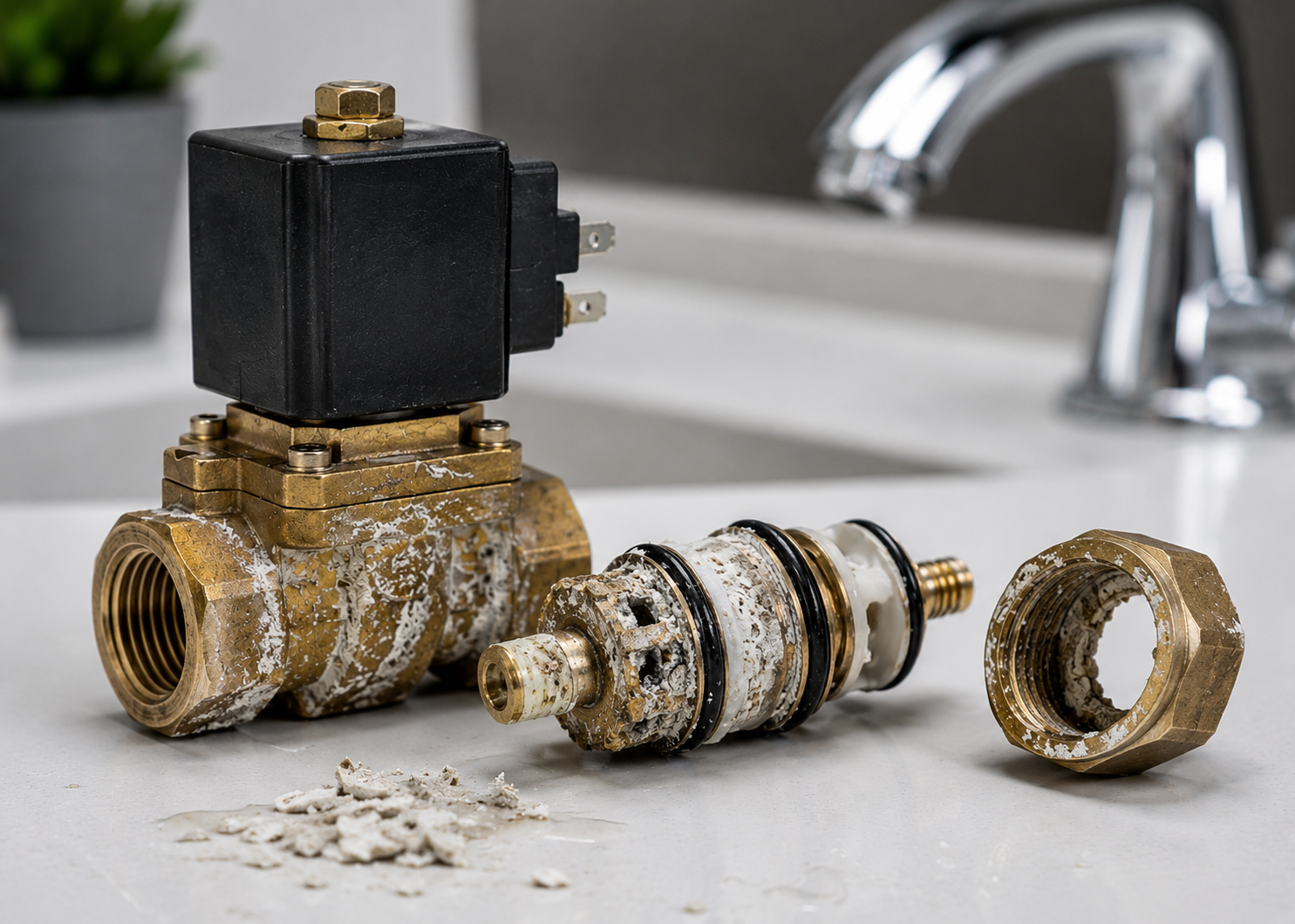 Water filtration and hard water buildup