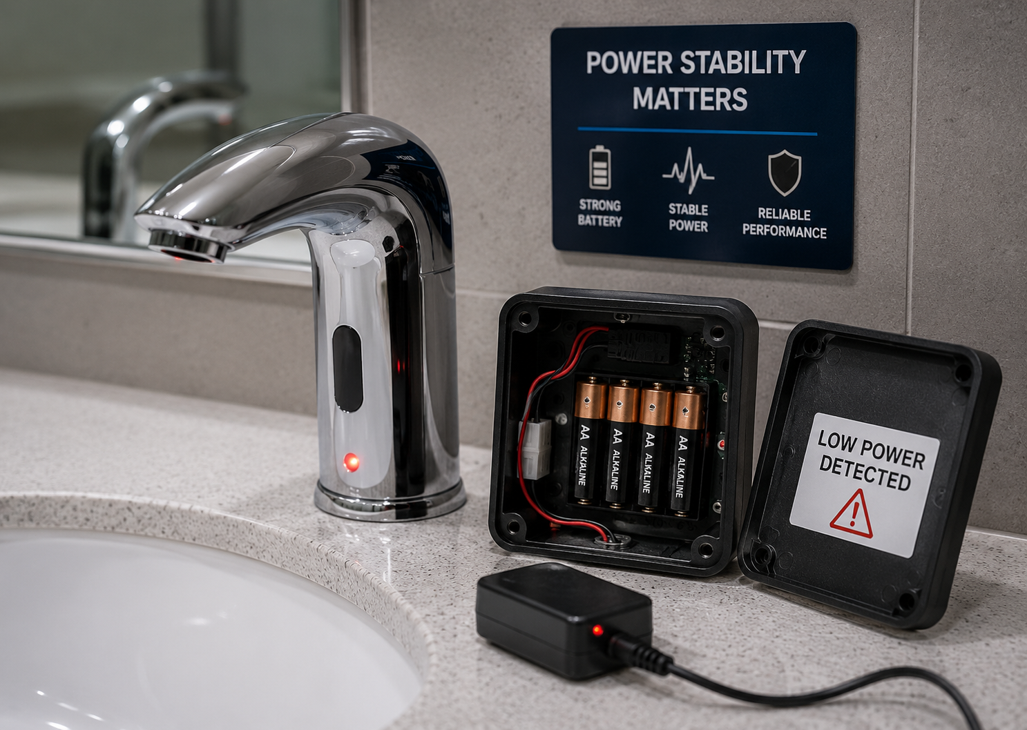 Commercial restroom maintenance planning