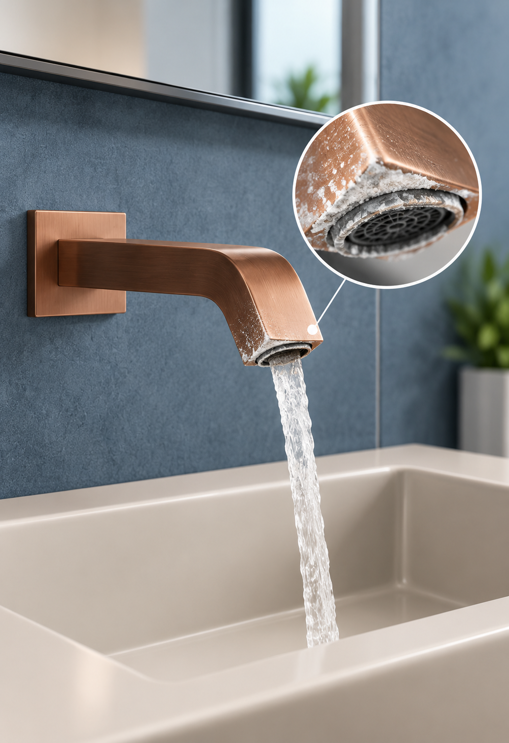 Touchless faucet valve with mineral buildup